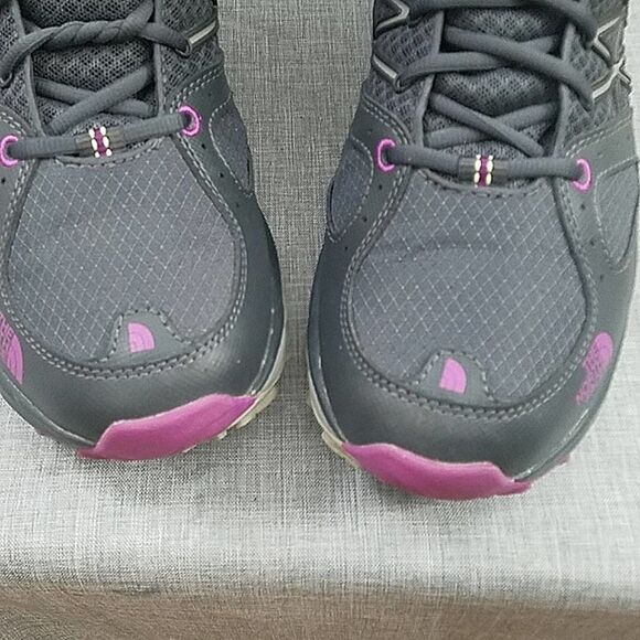 The North Face Hiking Boots Ultra Fastpack Gray Purple Goretex Vibram sz 10 - Picture 3 of 14